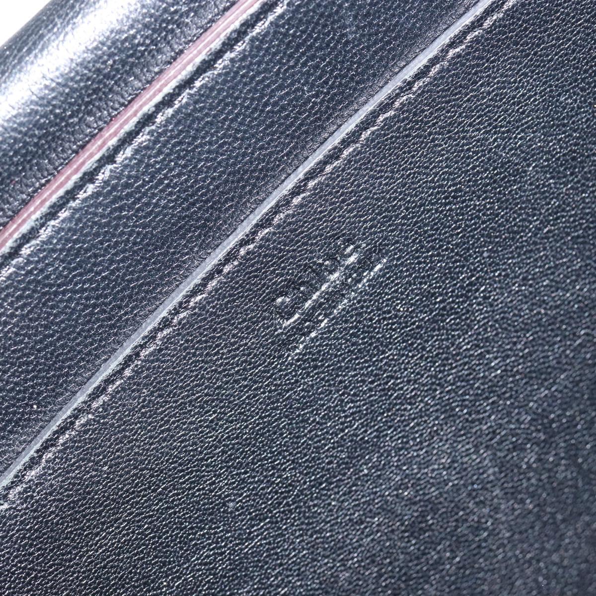 Chloe Chain Ray Shoulder Bag Leather Red Gold Auth BA6596