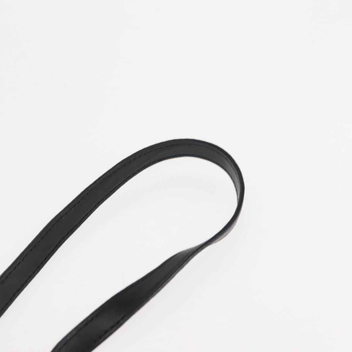 Stella MacCartney Stella logo Tote Bag polyester Black Gold Auth BA6613