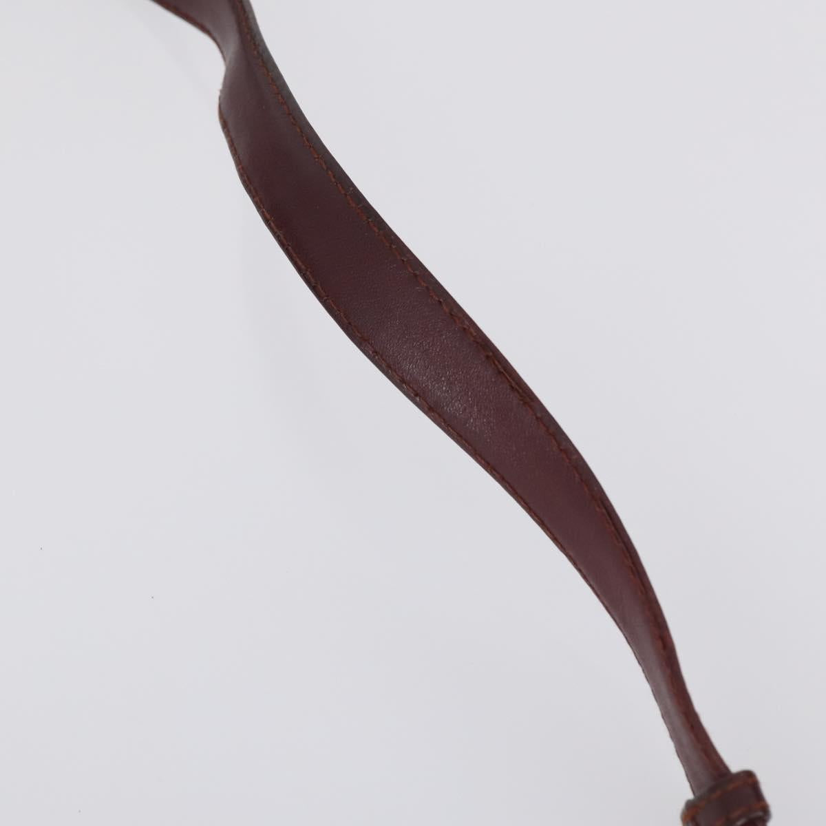 Salvatore Ferragamo Celine Valentino Cartier Bag Leather 4Set Brown Auth BA6631