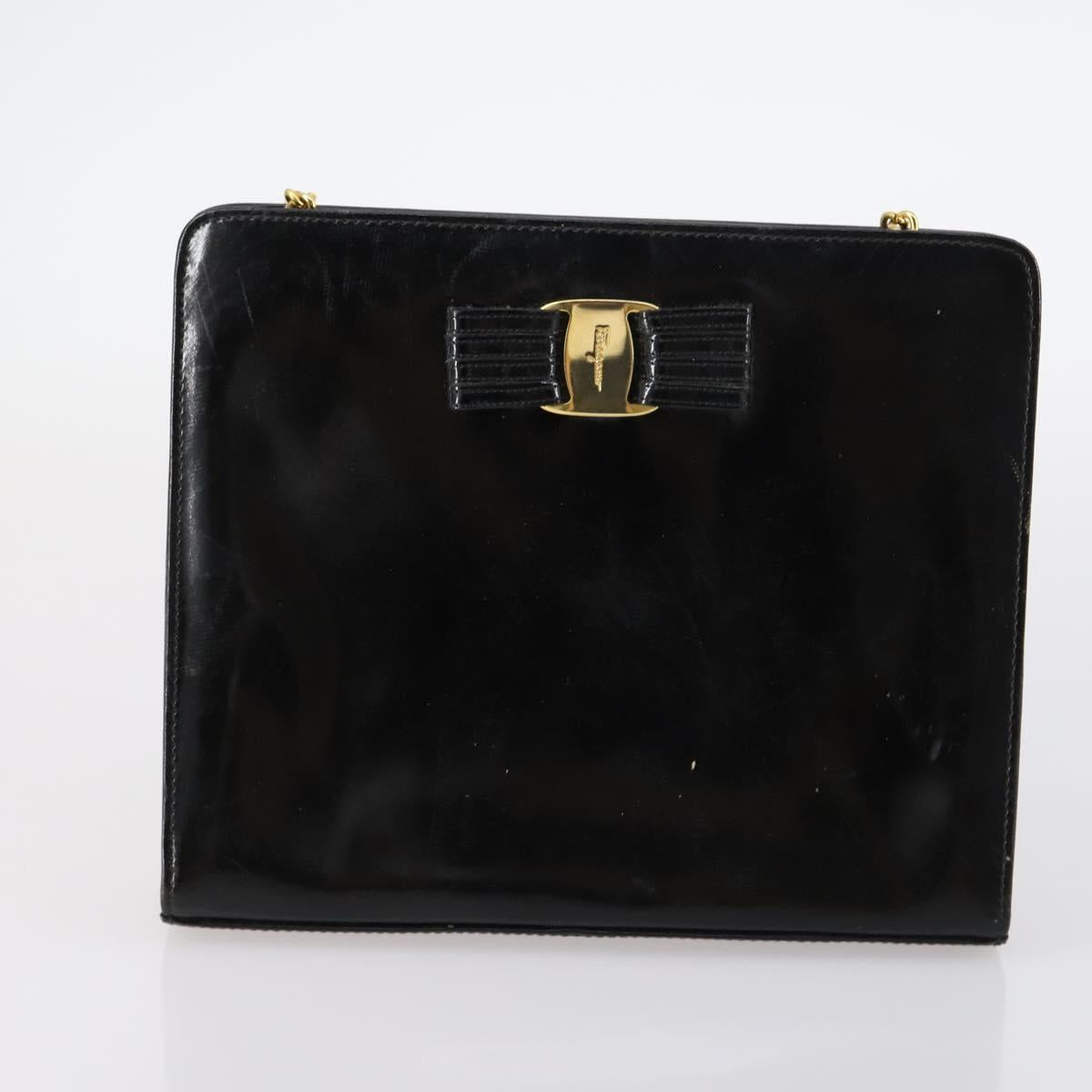 Salvatore Ferragamo Celine Valentino Cartier Bag Leather 4Set Brown Auth BA6631