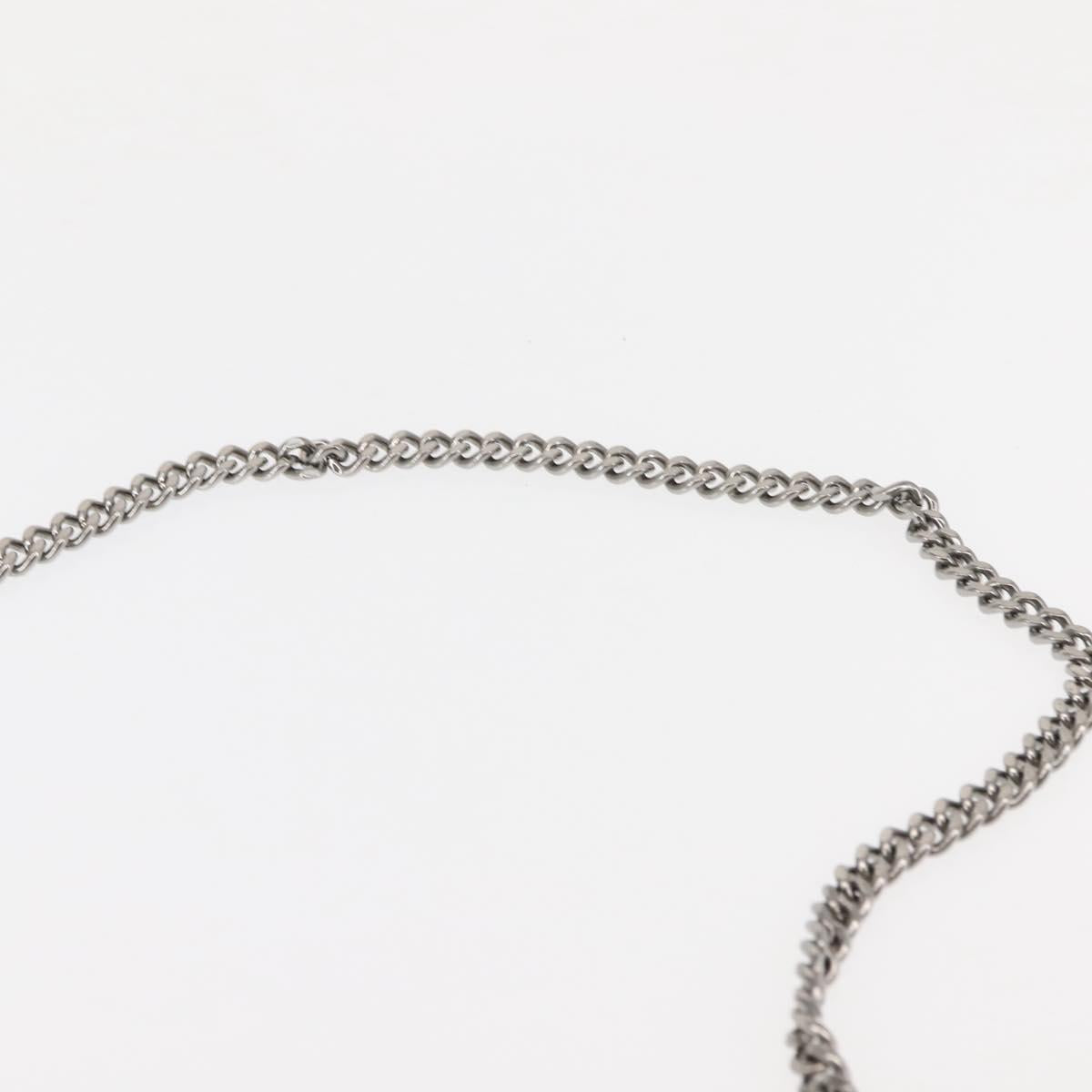 Stella MacCartney Chain Falabella Bag Suede Gray Silver 371223 Auth BA6633