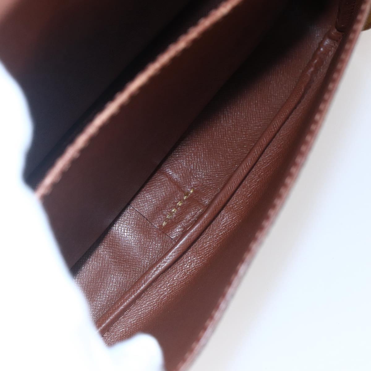 LOUIS VUITTON Monogram Cartouchiere GM Shoulder Bag M51252 LV Auth BA6637