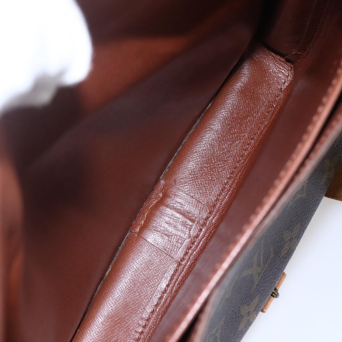 LOUIS VUITTON Monogram Cartouchiere MM Shoulder Bag M51253 LV Auth BA6638