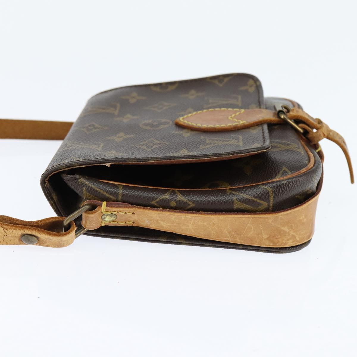 LOUIS VUITTON Monogram Cartouchiere PM Shoulder Bag M51254 LV Auth BA6639