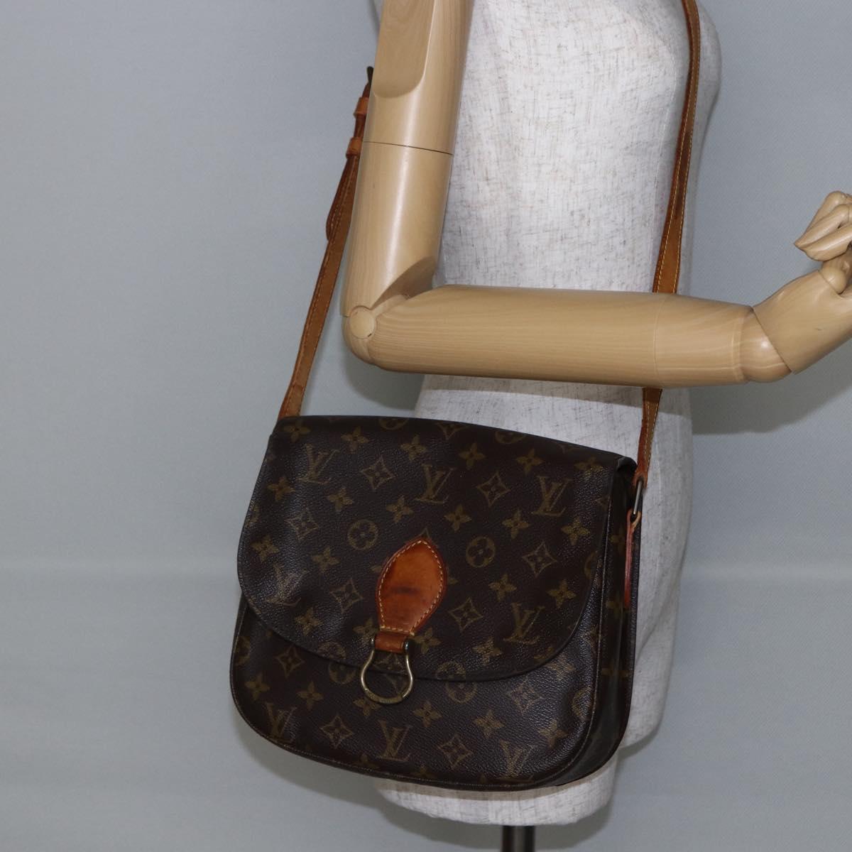 LOUIS VUITTON Monogram Saint Cloud GM Shoulder Bag M51242 LV Auth BA6640