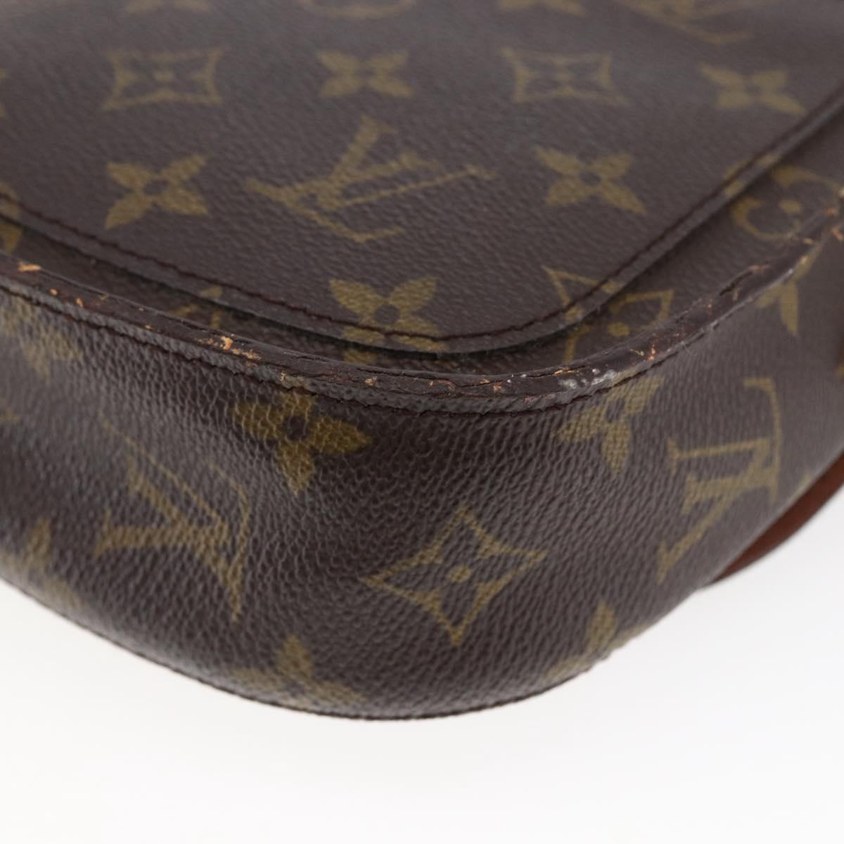 LOUIS VUITTON Monogram Saint Cloud PM Shoulder Bag M51244 LV Auth BA6641