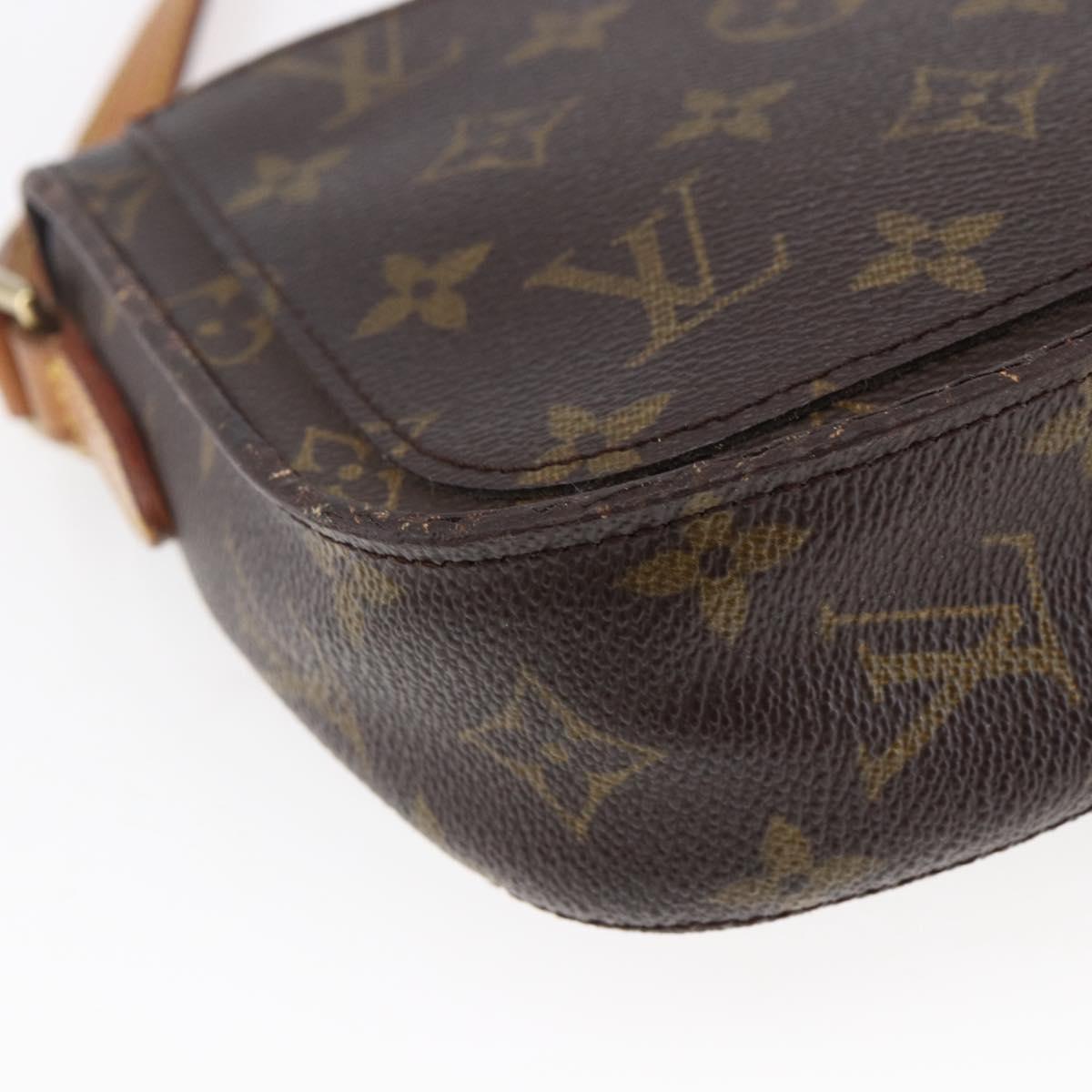 LOUIS VUITTON Monogram Saint Cloud PM Shoulder Bag M51244 LV Auth BA6641