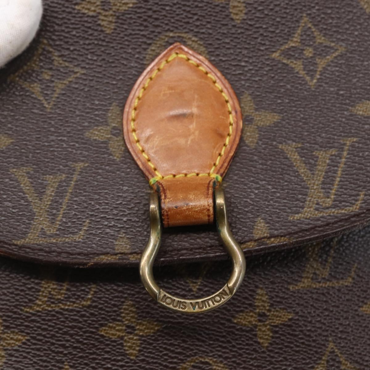 LOUIS VUITTON Monogram Saint Cloud PM Shoulder Bag M51244 LV Auth BA6641