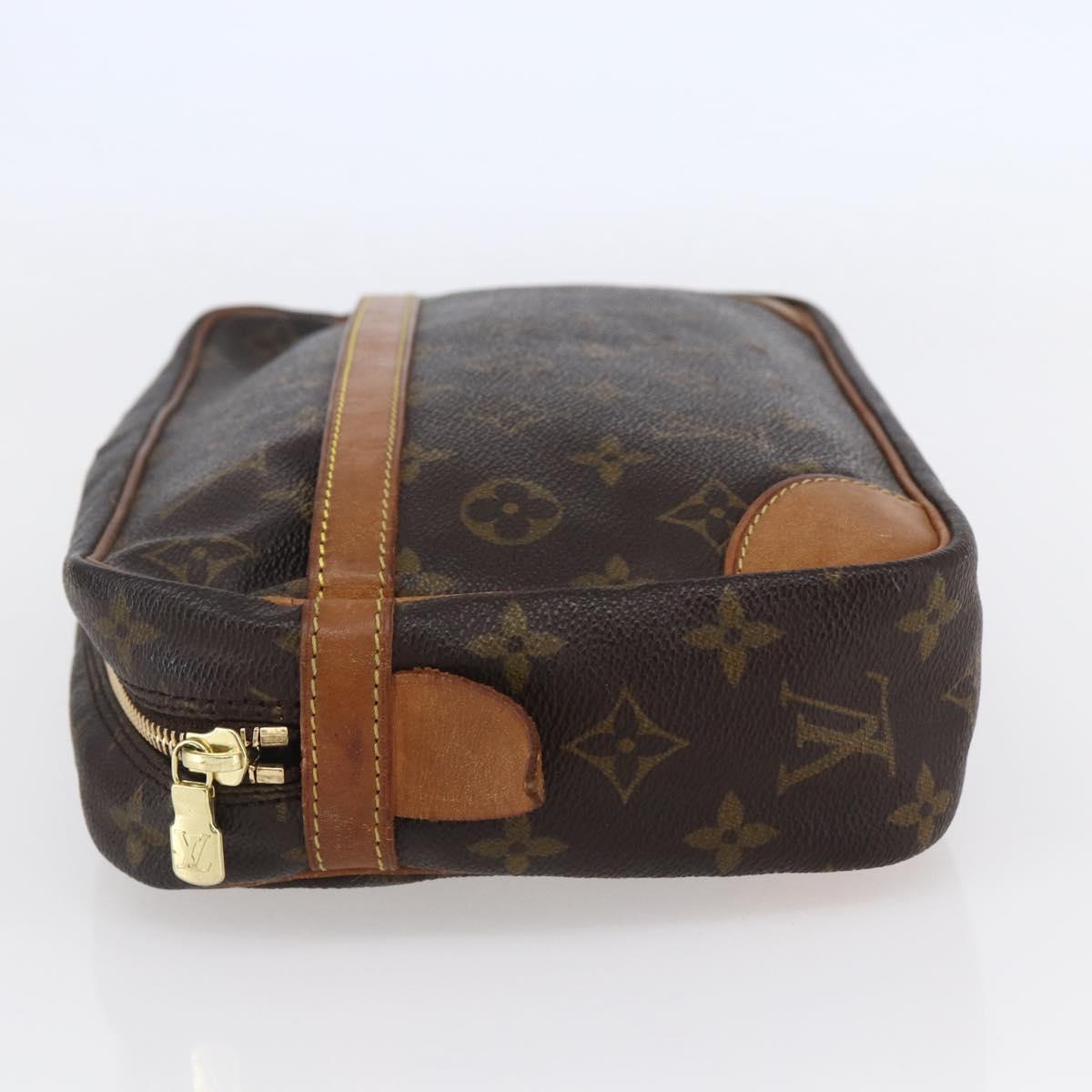 LOUIS VUITTON Monogram Compiegne 28 Clutch Bag M51845 LV Auth BA6646