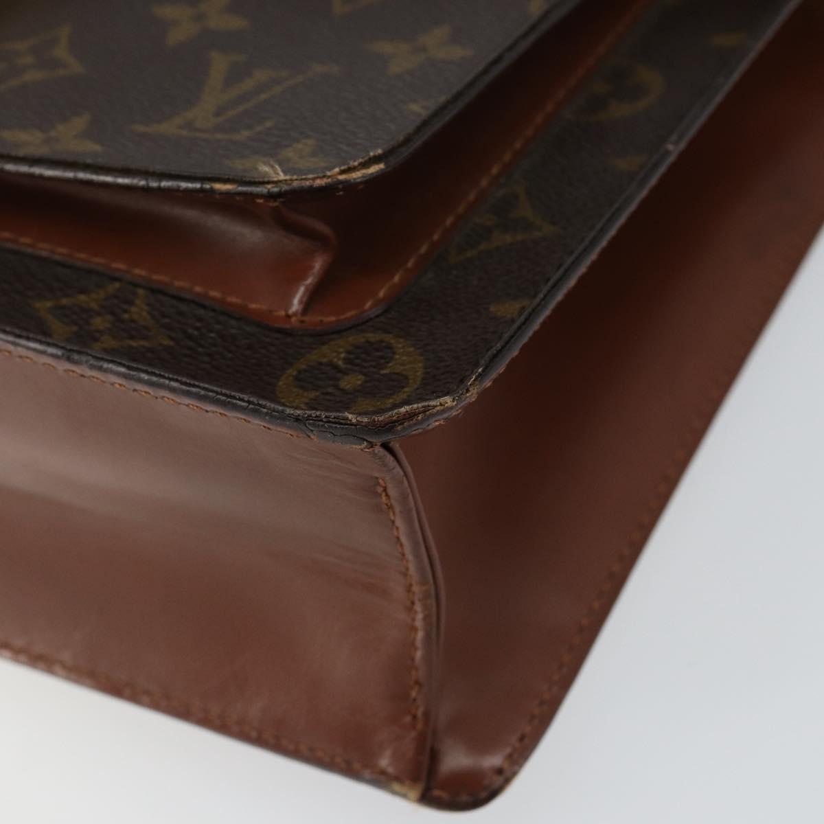 LOUIS VUITTON Monogram Monceau 28 Hand Bag M51185 LV Auth BA6649