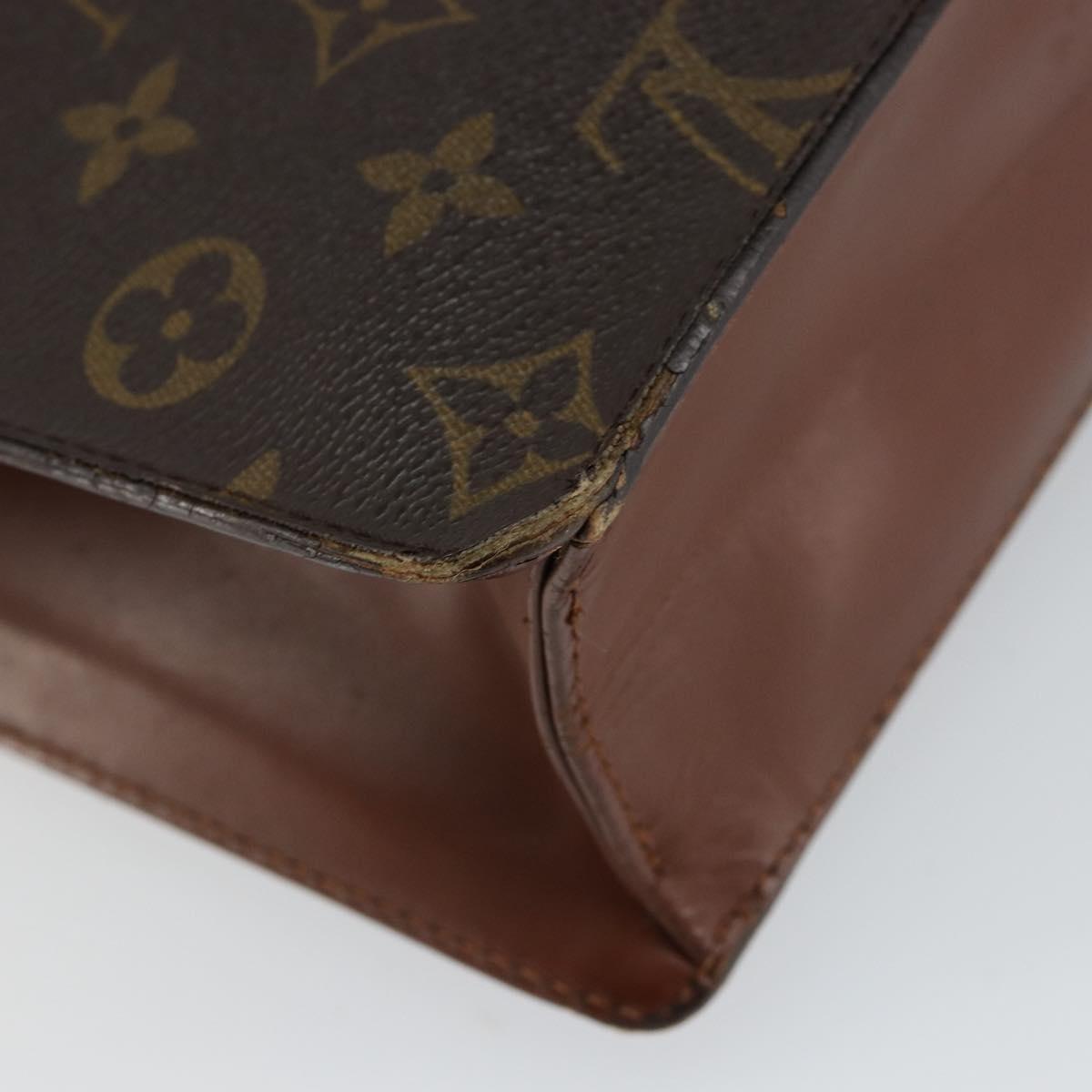 LOUIS VUITTON Monogram Monceau 28 Hand Bag M51185 LV Auth BA6649