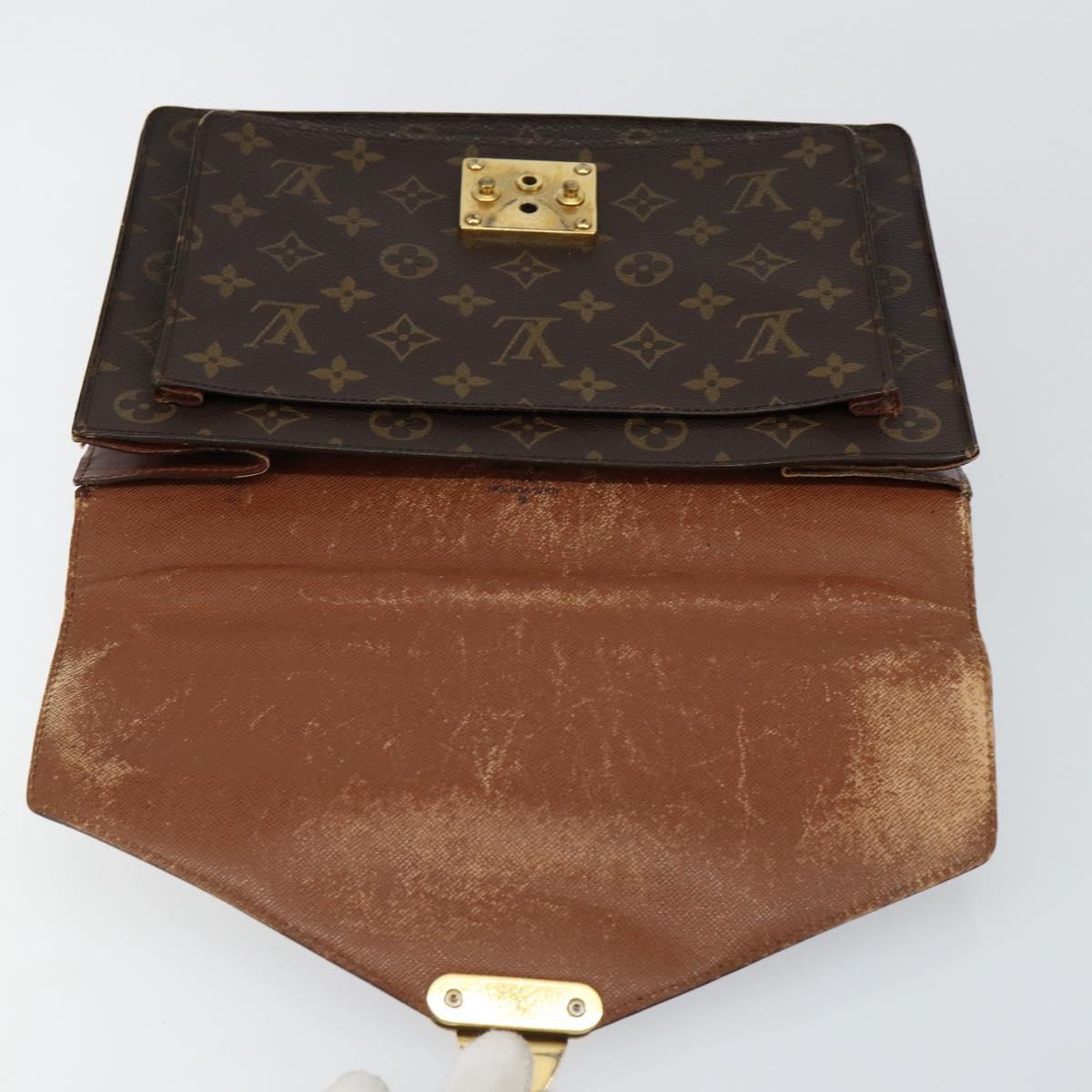 LOUIS VUITTON Monogram Monceau 28 Hand Bag M51185 LV Auth BA6649