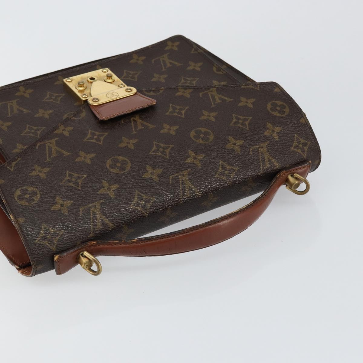 LOUIS VUITTON Monogram Monceau 28 Hand Bag M51185 LV Auth BA6649