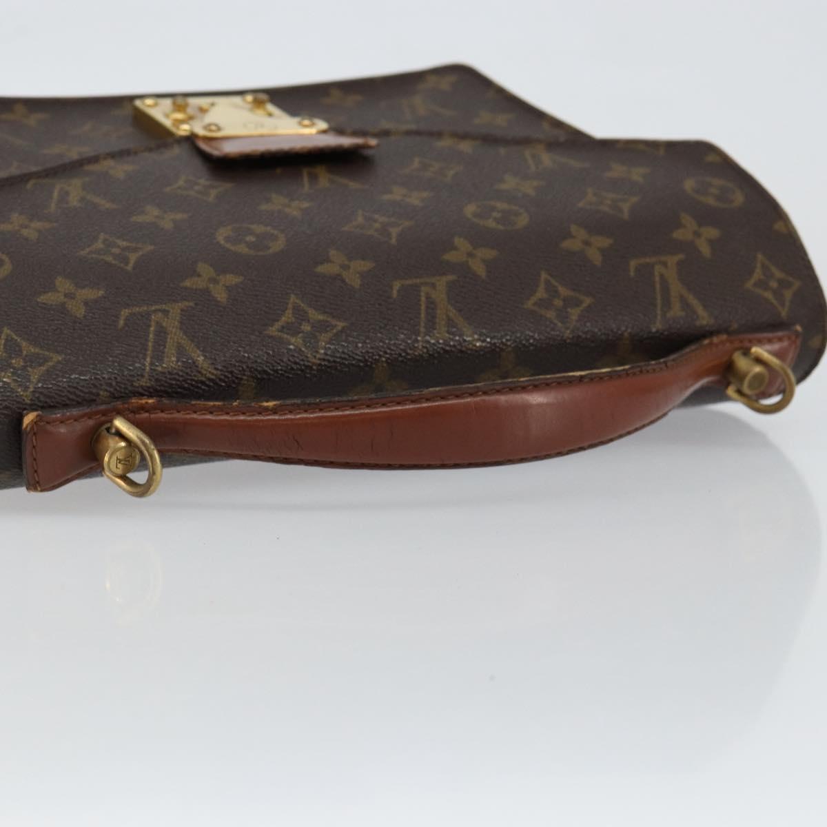 LOUIS VUITTON Monogram Monceau 28 Hand Bag M51185 LV Auth BA6649