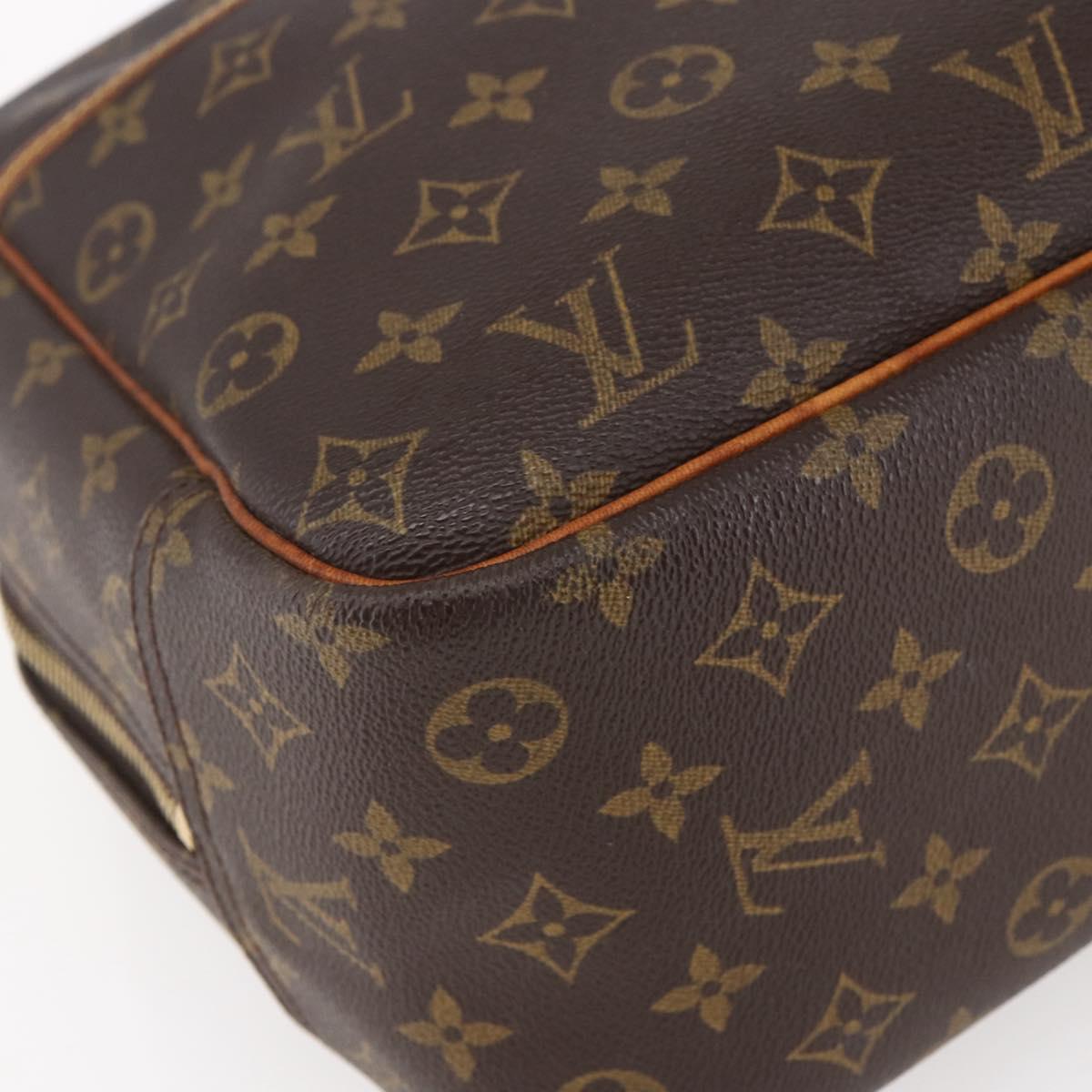 LOUIS VUITTON Monogram Deauville Hand Bag M47270 LV Auth BA6654