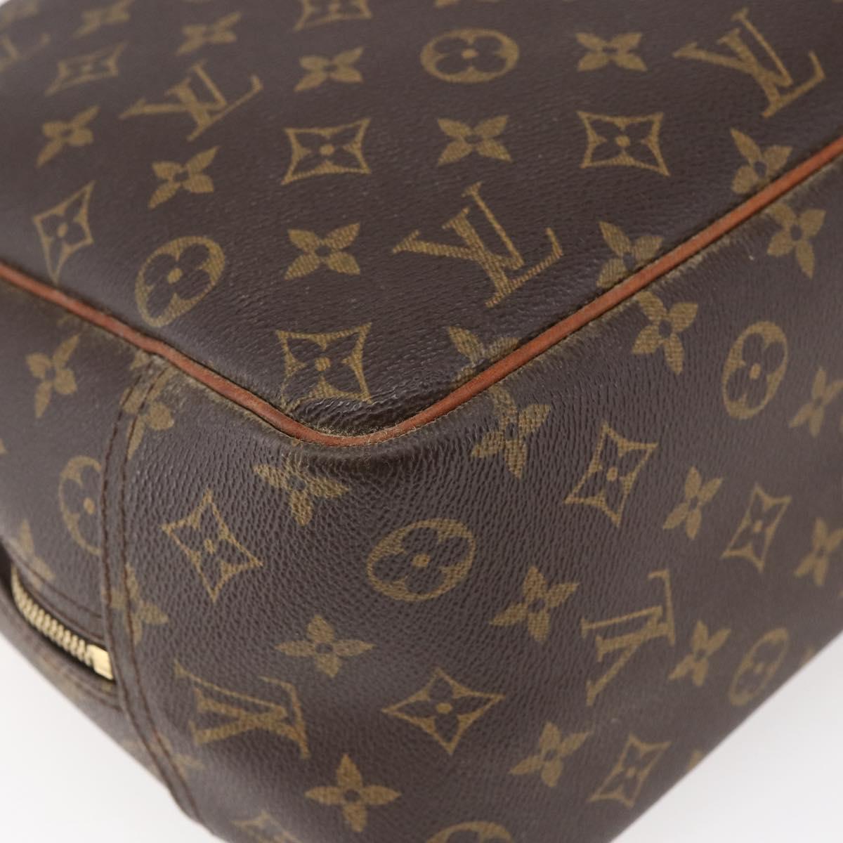 LOUIS VUITTON Monogram Deauville Hand Bag M47270 LV Auth BA6654