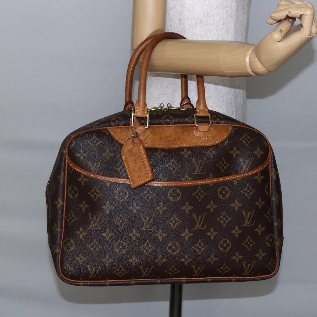 LOUIS VUITTON Monogram Deauville Hand Bag M47270 LV Auth BA6654