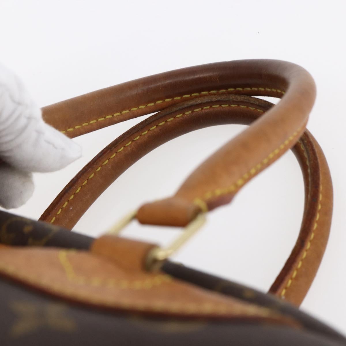 LOUIS VUITTON Monogram Deauville Hand Bag M47270 LV Auth BA6654