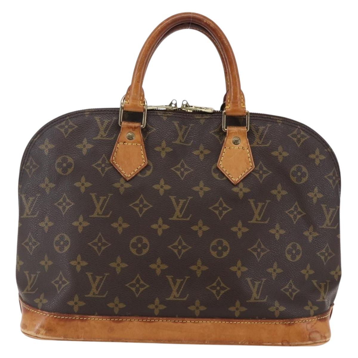 LOUIS VUITTON Monogram Alma Hand Bag M51130 LV Auth BA6655