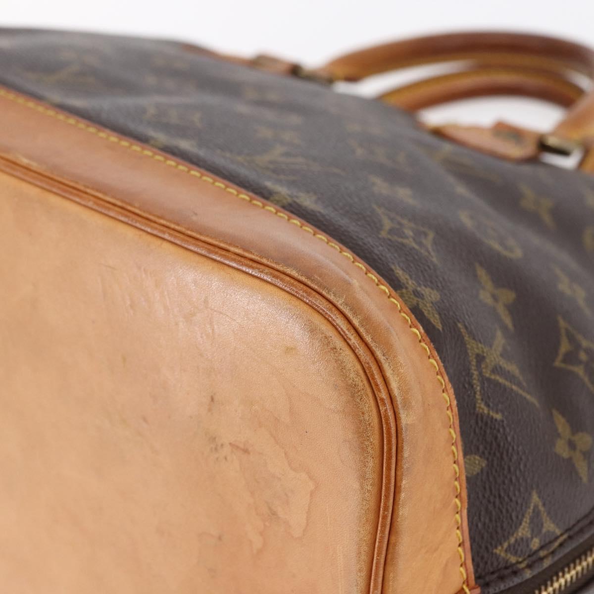 LOUIS VUITTON Monogram Alma Hand Bag M51130 LV Auth BA6656