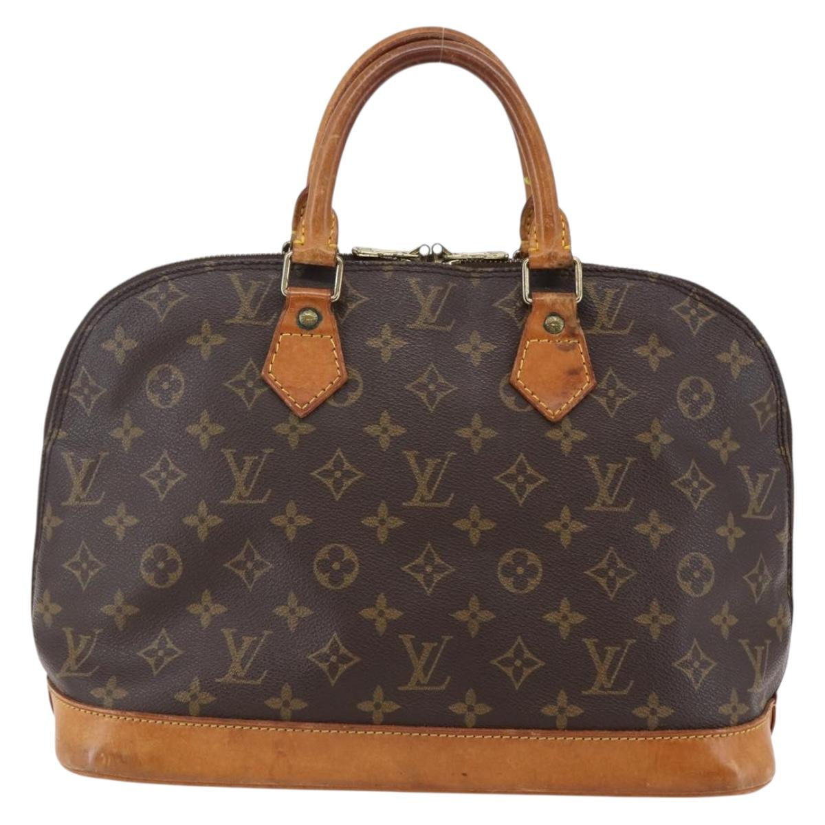 LOUIS VUITTON Monogram Alma Hand Bag M51130 LV Auth BA6656