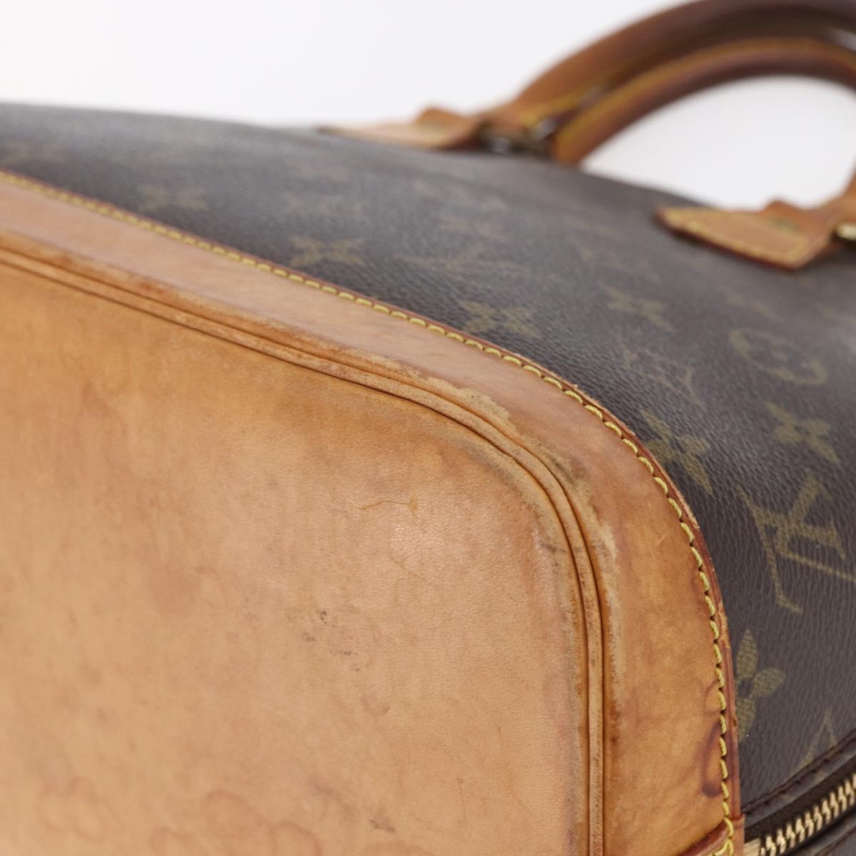 LOUIS VUITTON Monogram Alma Hand Bag M51130 LV Auth BA6657