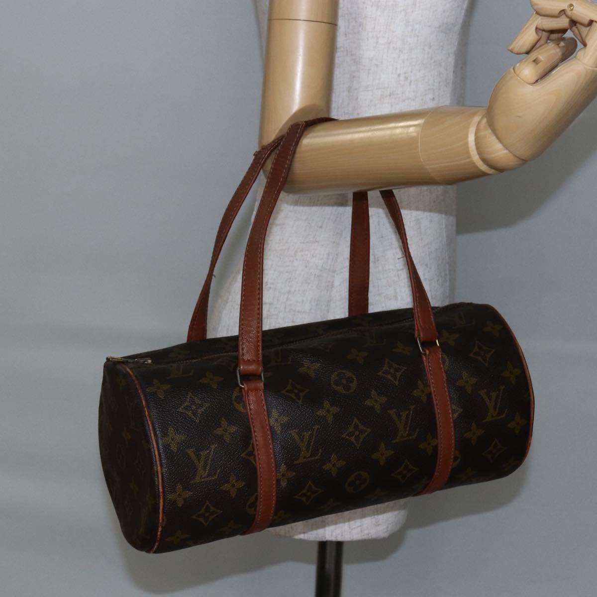 LOUIS VUITTON Monogram Papillon 30 Hand Bag Old model M51385 LV Auth BA6658