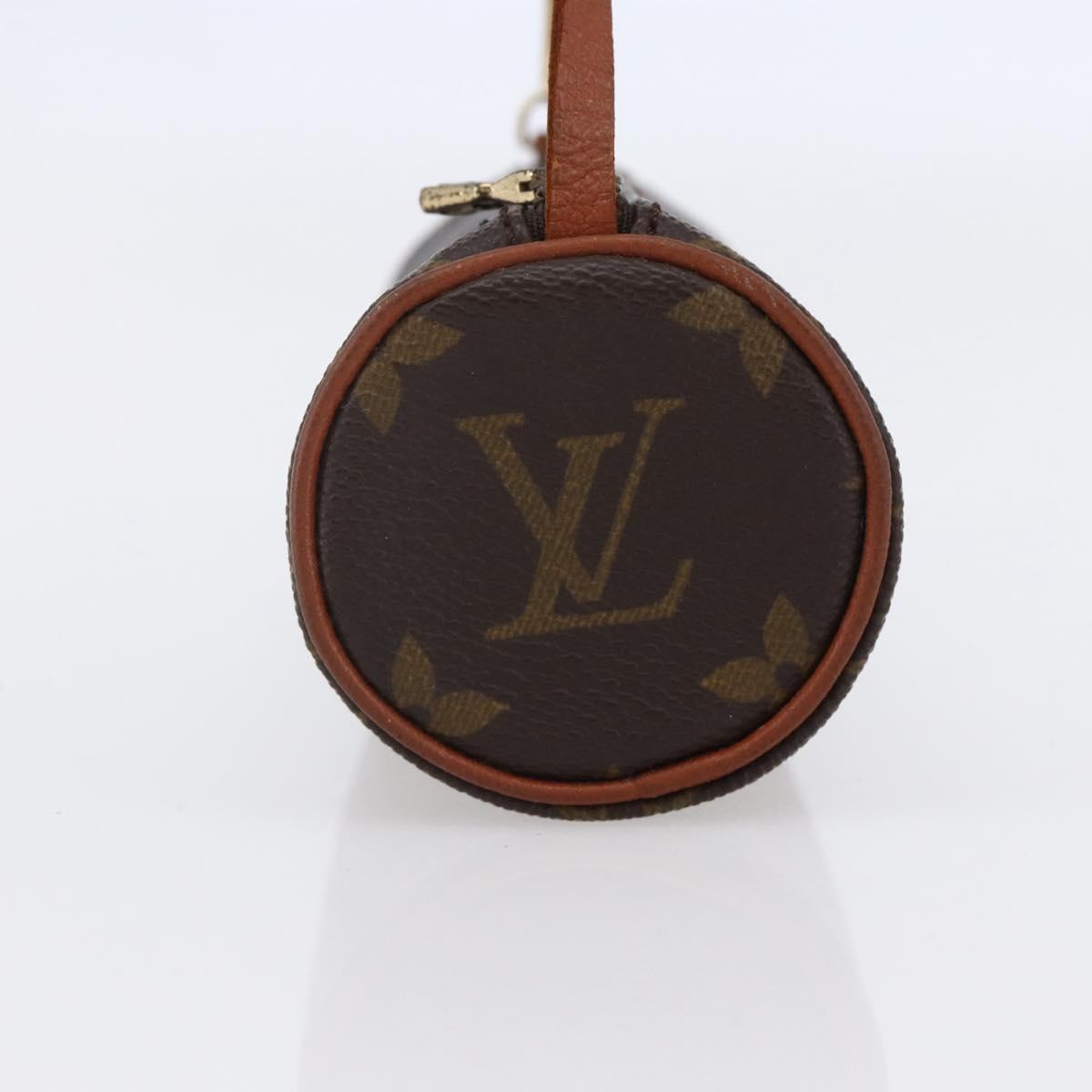 LOUIS VUITTON Monogram Papillon Pouch LV Auth BA6659