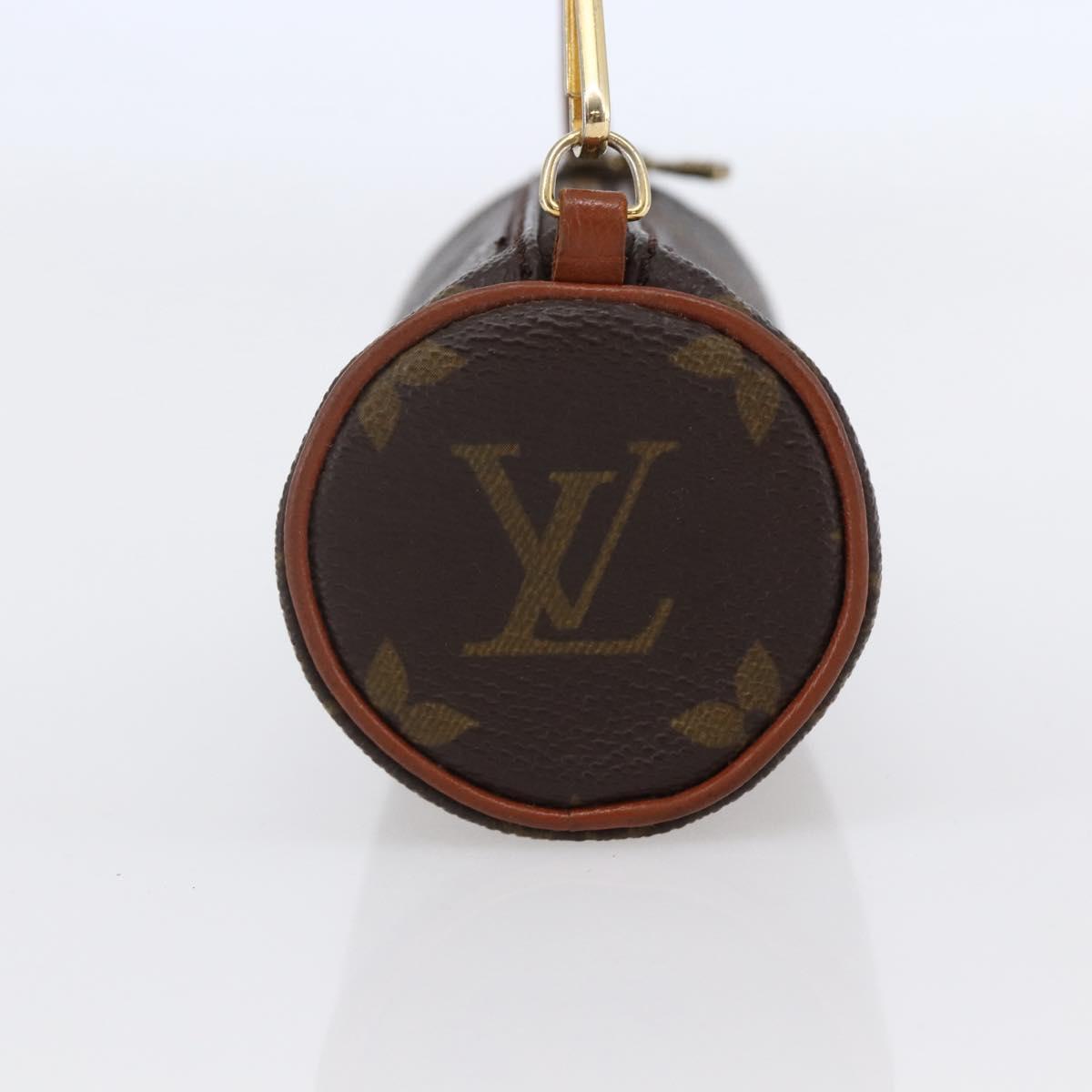 LOUIS VUITTON Monogram Papillon Pouch LV Auth BA6659