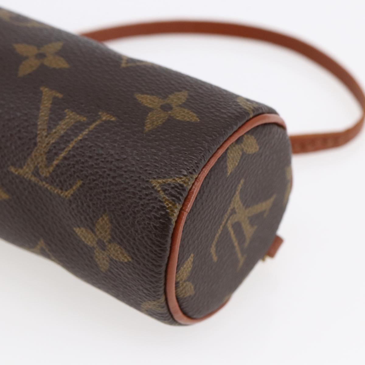 LOUIS VUITTON Monogram Papillon Pouch LV Auth BA6660