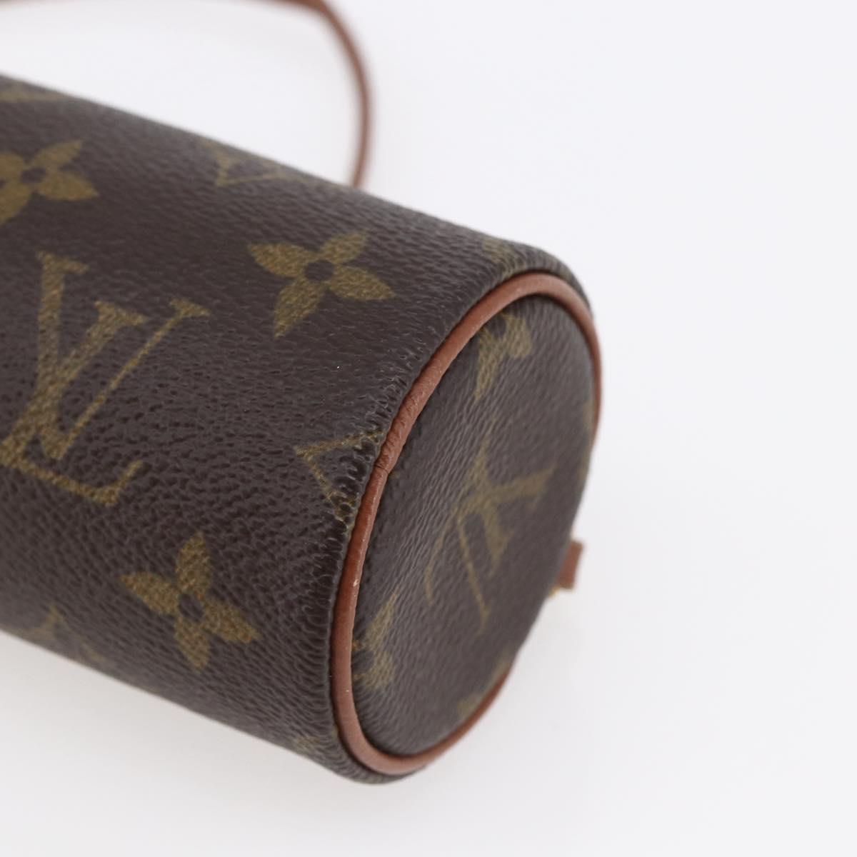 LOUIS VUITTON Monogram Papillon Pouch LV Auth BA6661
