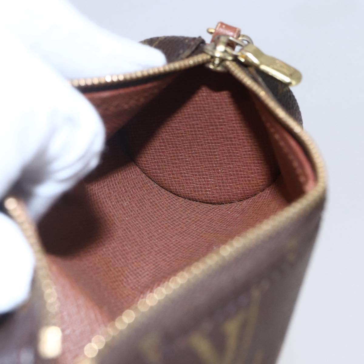 LOUIS VUITTON Monogram Papillon Pouch LV Auth BA6661