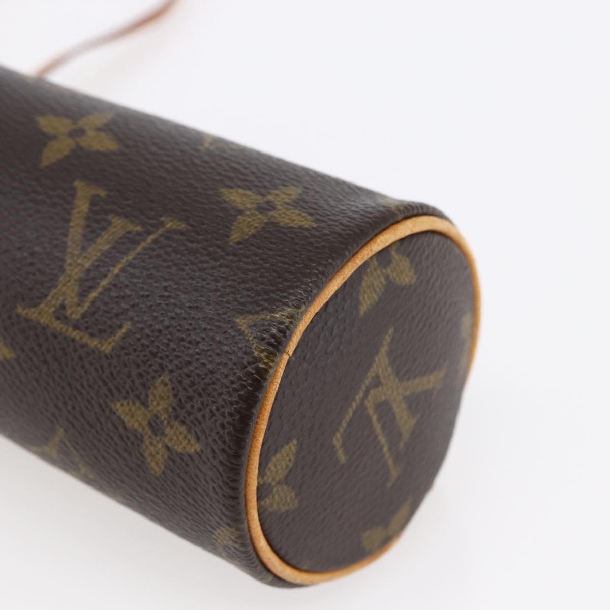 LOUIS VUITTON Monogram Papillon Pouch LV Auth BA6662