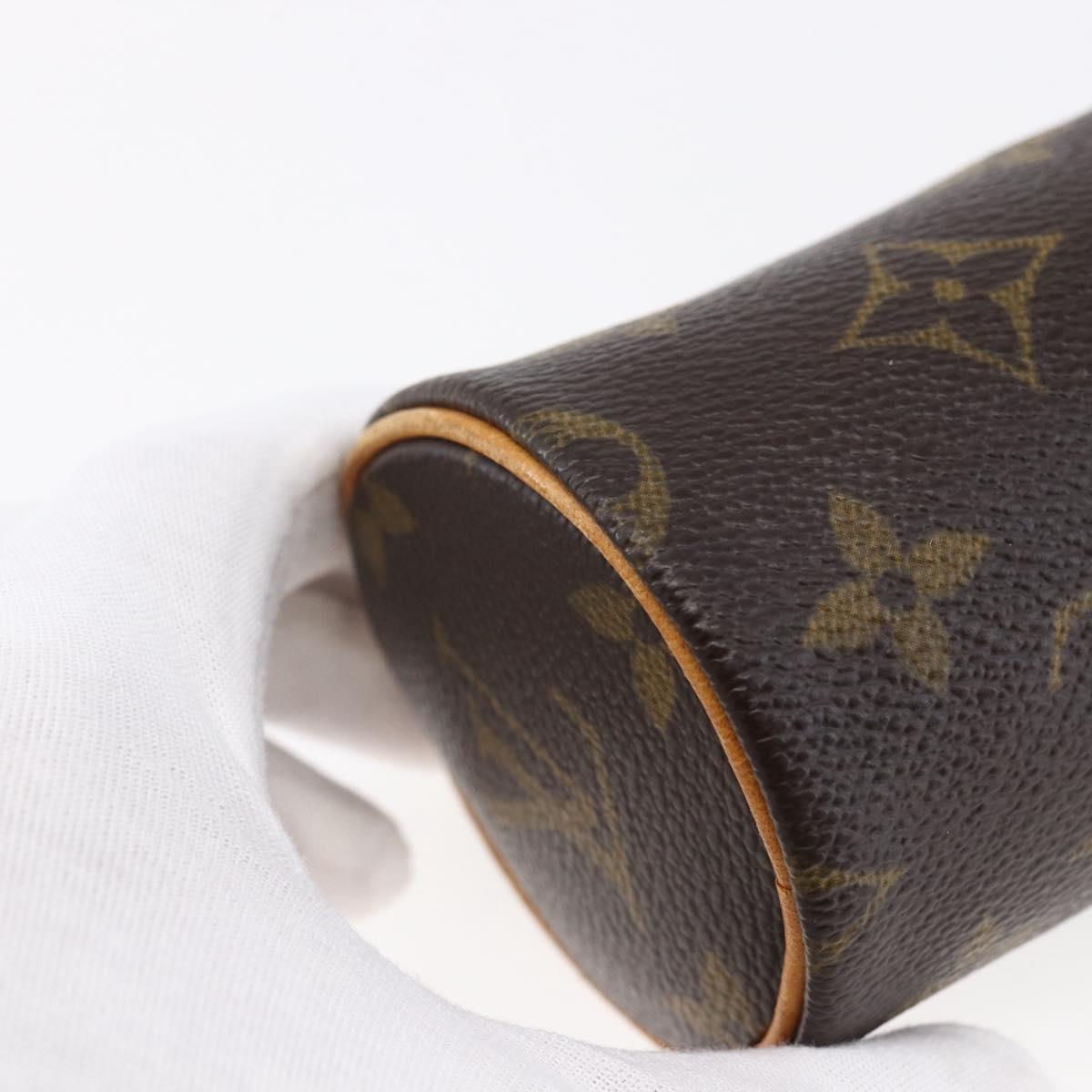 LOUIS VUITTON Monogram Papillon Pouch LV Auth BA6662