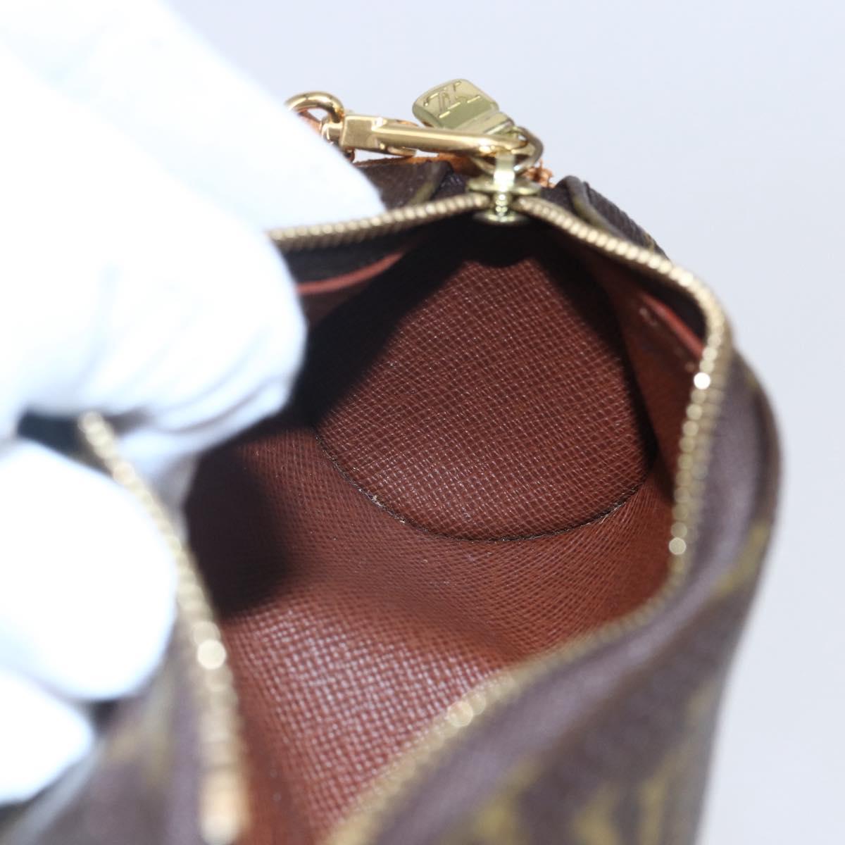 LOUIS VUITTON Monogram Papillon Pouch LV Auth BA6662