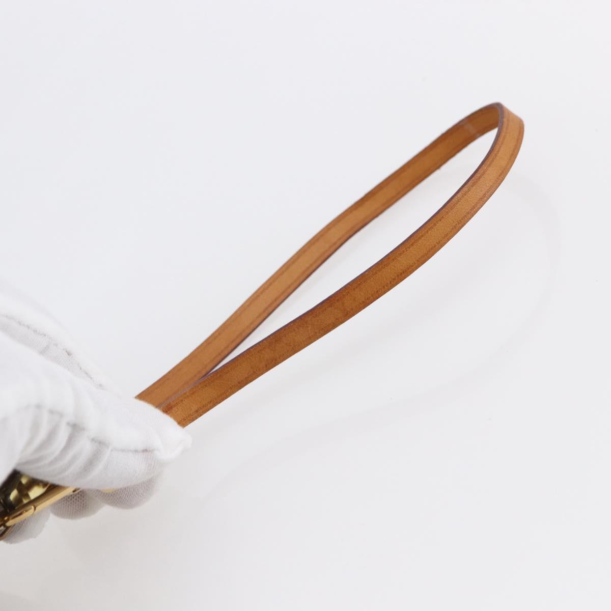 LOUIS VUITTON Monogram Papillon Pouch LV Auth BA6662