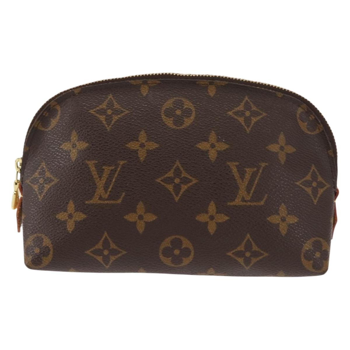 LOUIS VUITTON Monogram Pochette Cosmetic PM Pouch M43998 LV Auth BA6663
