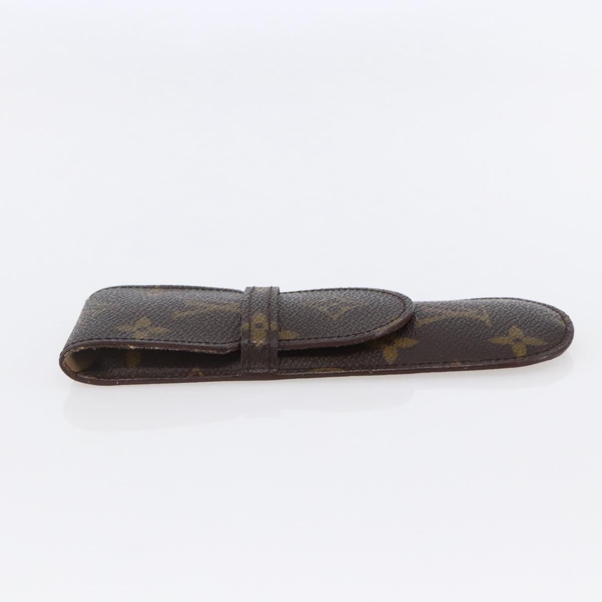 LOUIS VUITTON Monogram Etui Stilo Pen Case M62990 LV Auth BA6665