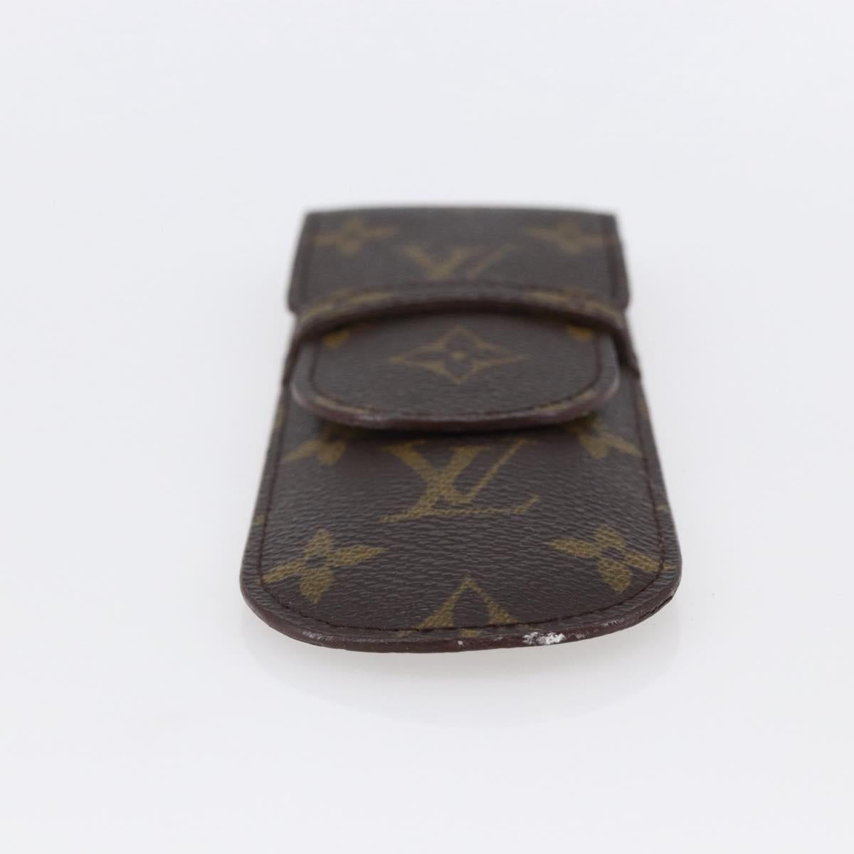 LOUIS VUITTON Monogram Etui Stilo Pen Case M62990 LV Auth BA6665