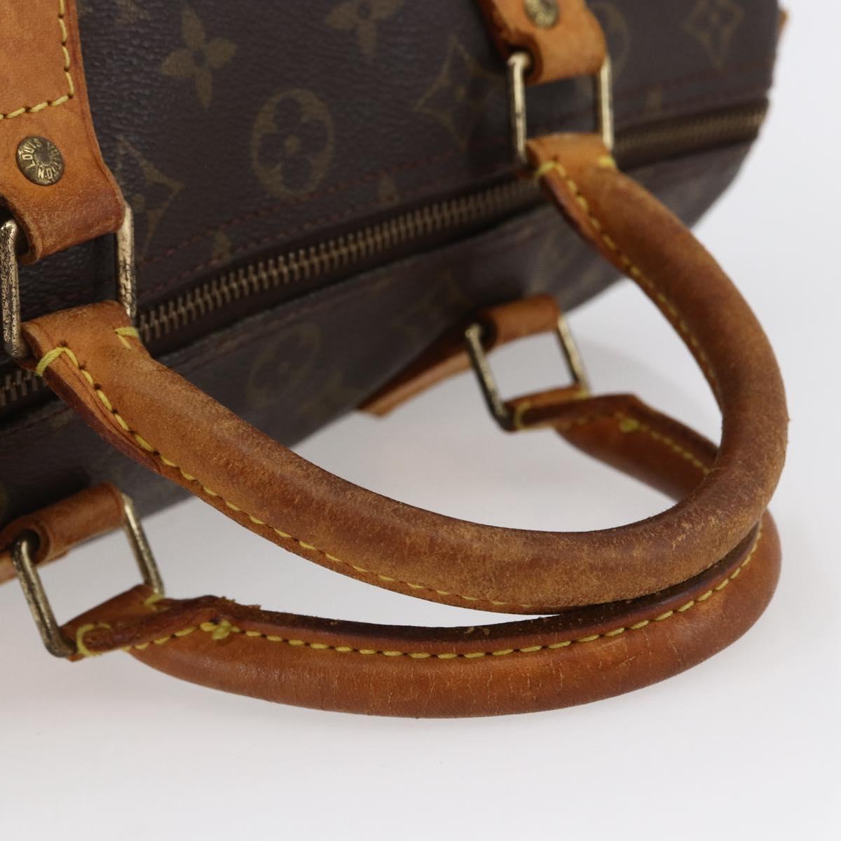 LOUIS VUITTON Monogram Speedy 30 Hand Bag M41526 LV Auth BA6666