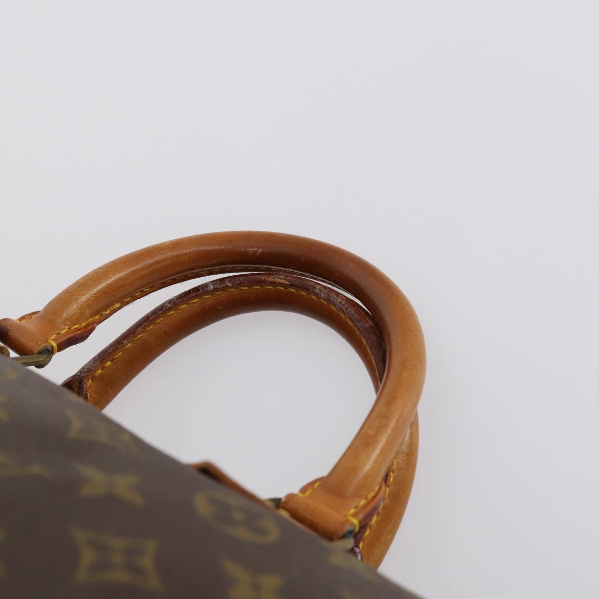 LOUIS VUITTON Monogram Speedy 35 Hand Bag M41524 LV Auth BA6667