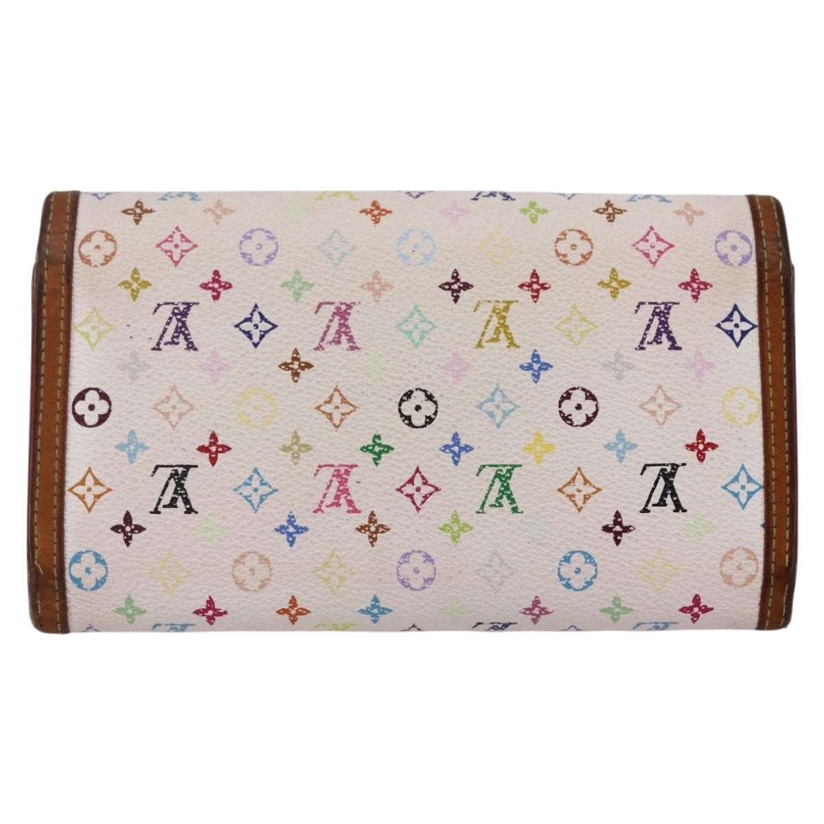 LOUIS VUITTON Multicolor Porte Tresor International Wallet M92659 Auth BA6674