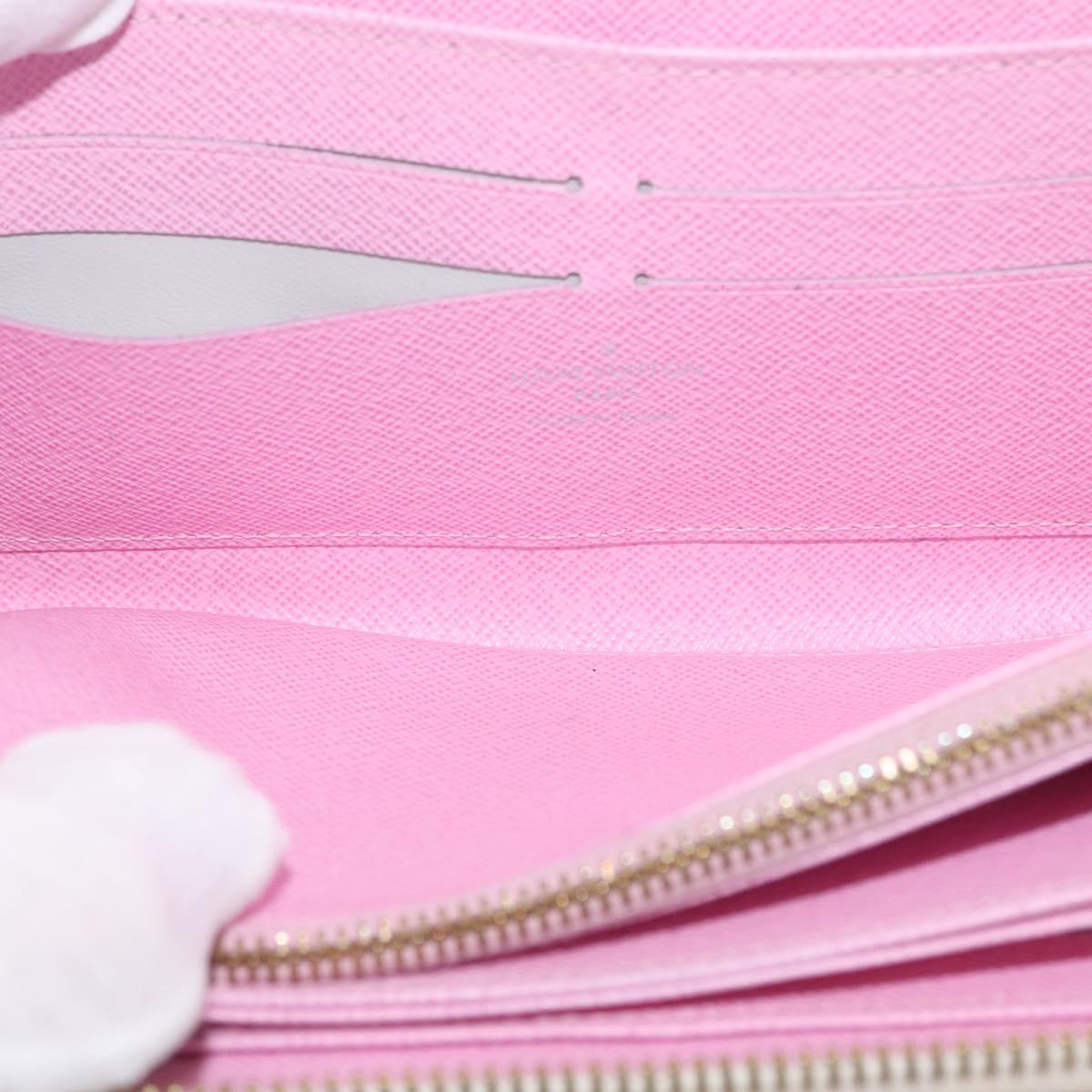 LOUIS VUITTON Monogram Multicolor Zippy Wallet Wallet White M60241 Auth BA6676