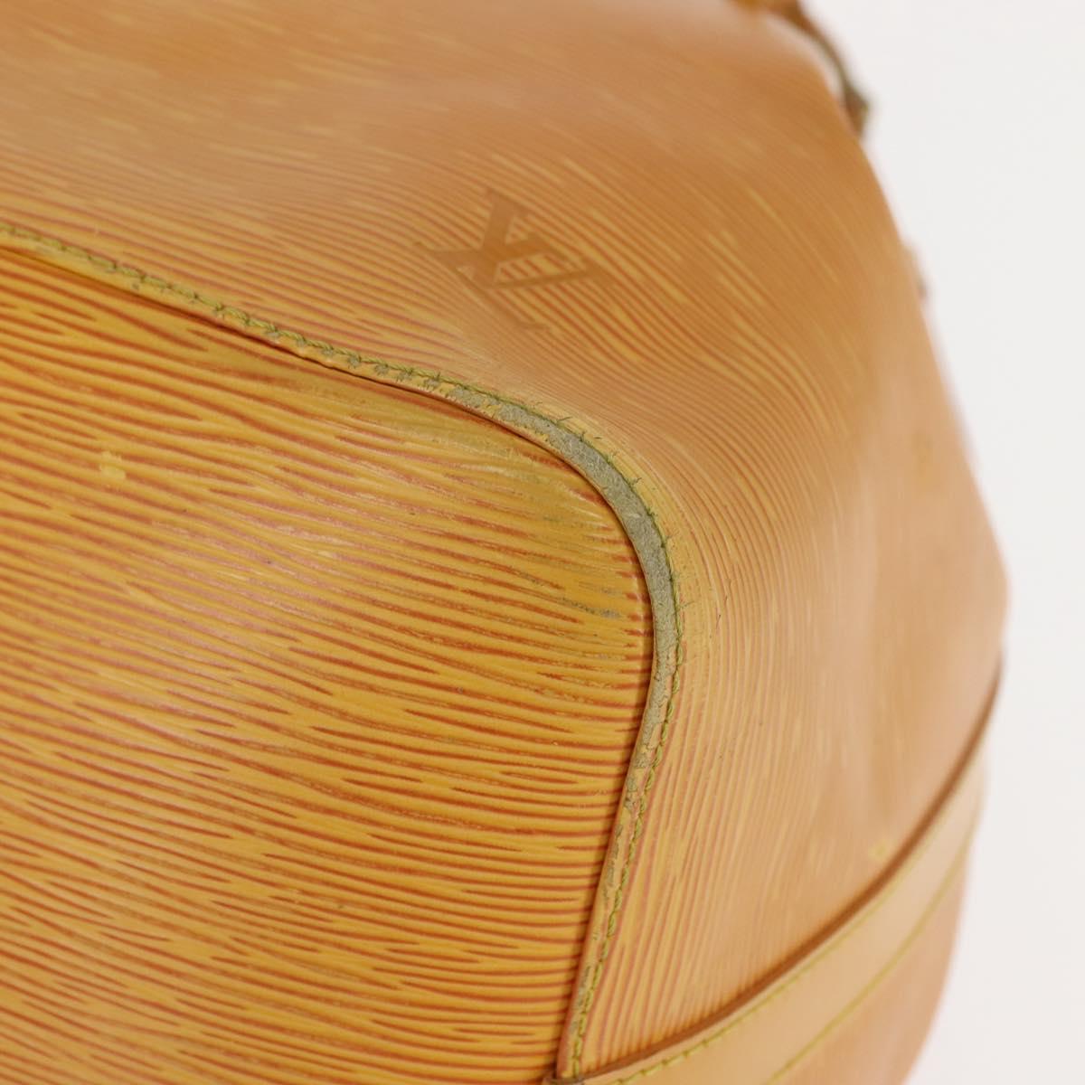 LOUIS VUITTON Epi Petit Noe Shoulder Bag Yellow M44109 LV Auth BA6680