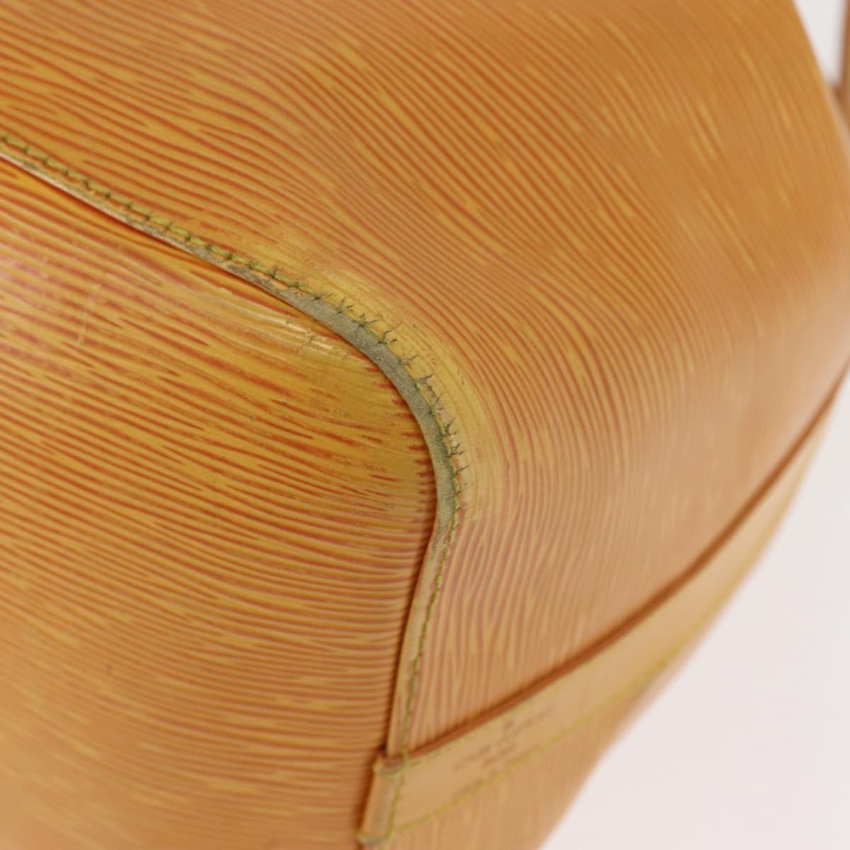 LOUIS VUITTON Epi Petit Noe Shoulder Bag Yellow M44109 LV Auth BA6680