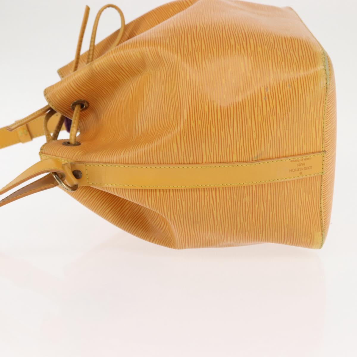 LOUIS VUITTON Epi Petit Noe Shoulder Bag Yellow M44109 LV Auth BA6680