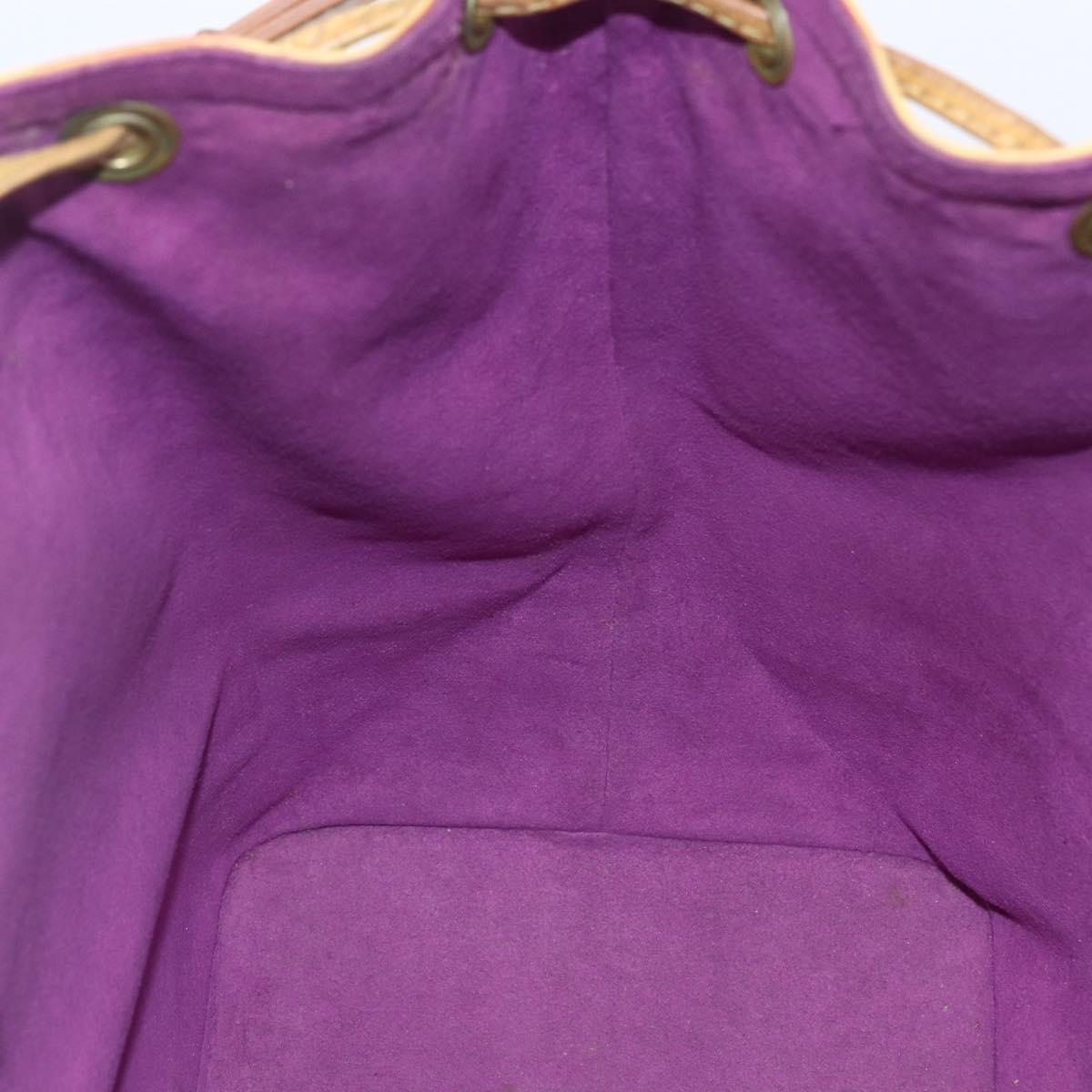 LOUIS VUITTON Epi Petit Noe Shoulder Bag Yellow M44109 LV Auth BA6681