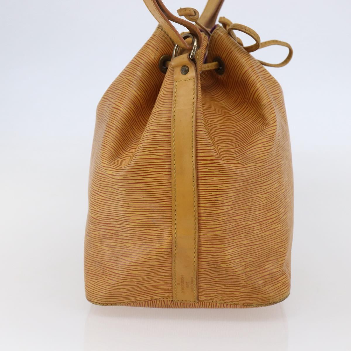 LOUIS VUITTON Epi Petit Noe Shoulder Bag Yellow M44109 LV Auth BA6681