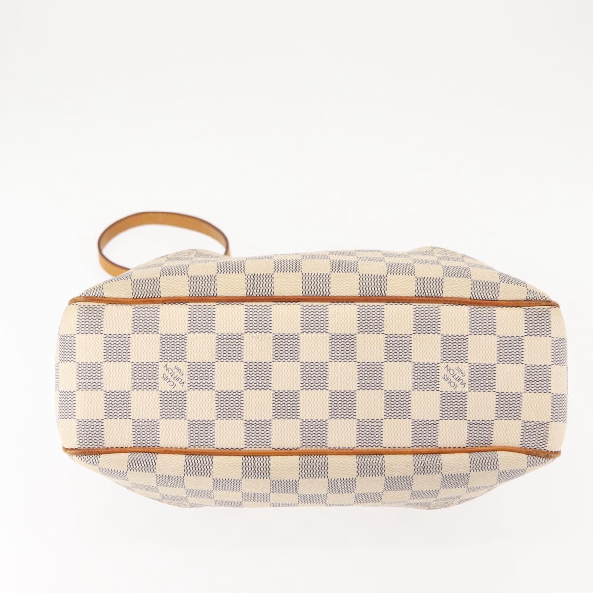 LOUIS VUITTON Damier Azur Siracusa PM Shoulder Bag N41113 LV Auth BA6689