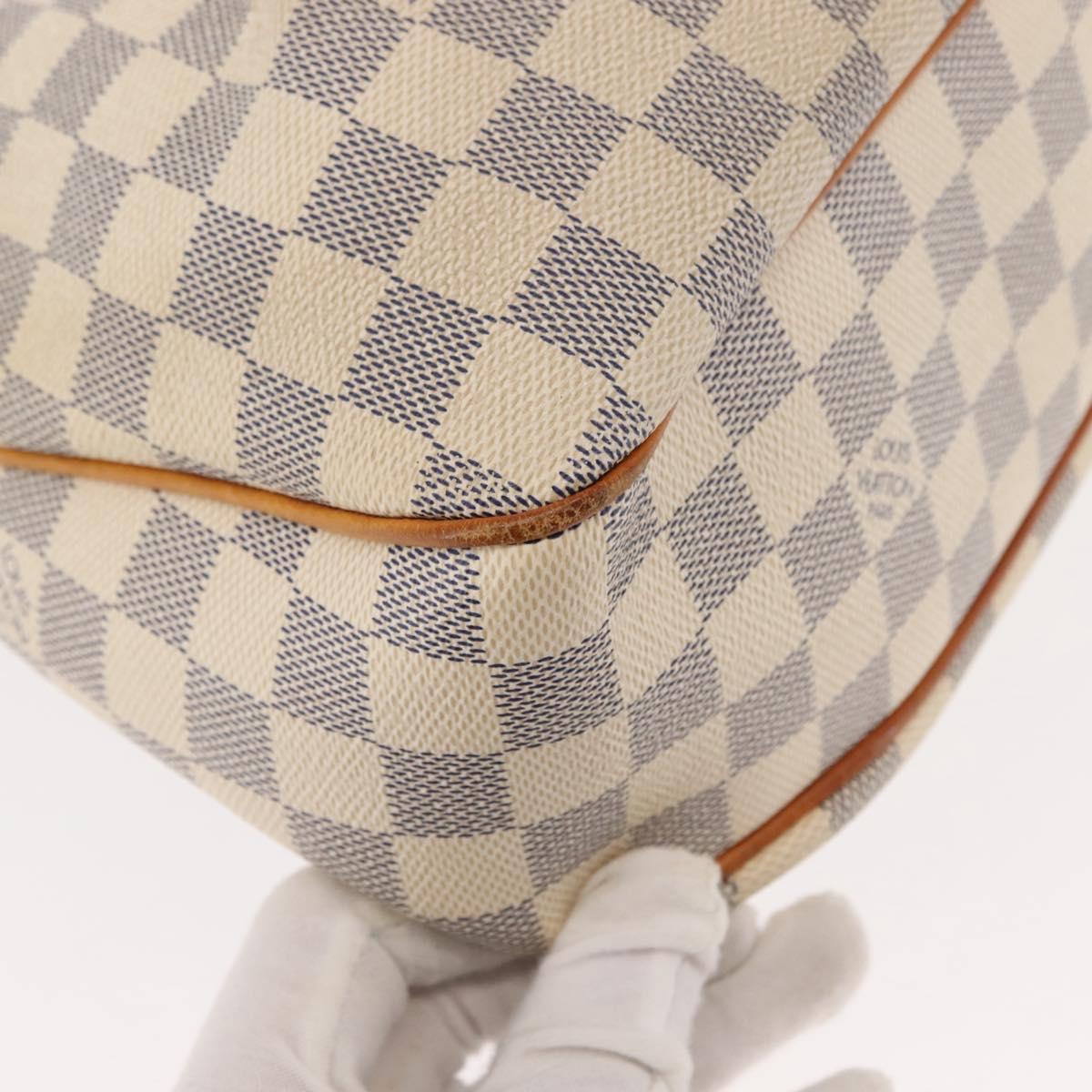 LOUIS VUITTON Damier Azur Siracusa PM Shoulder Bag N41113 LV Auth BA6689